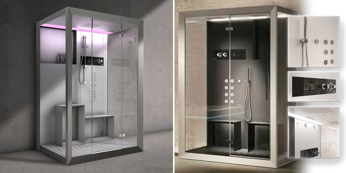 Душевая кабина угловая Frame In2 9448-273A Sx Jacuzzi 9448273ASX - Вид №1