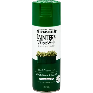 Краска аэрозольная Paint Touch глянцевая цвет зелёный 340 г