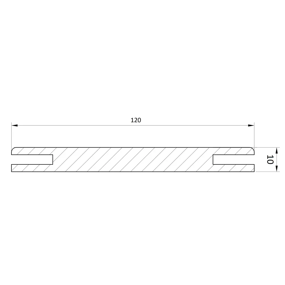 Добор телескопический Нова 120x10 мм ламинация ПВХ цвет ривьера крем ELDORF STLM-2005470 - Вид №2