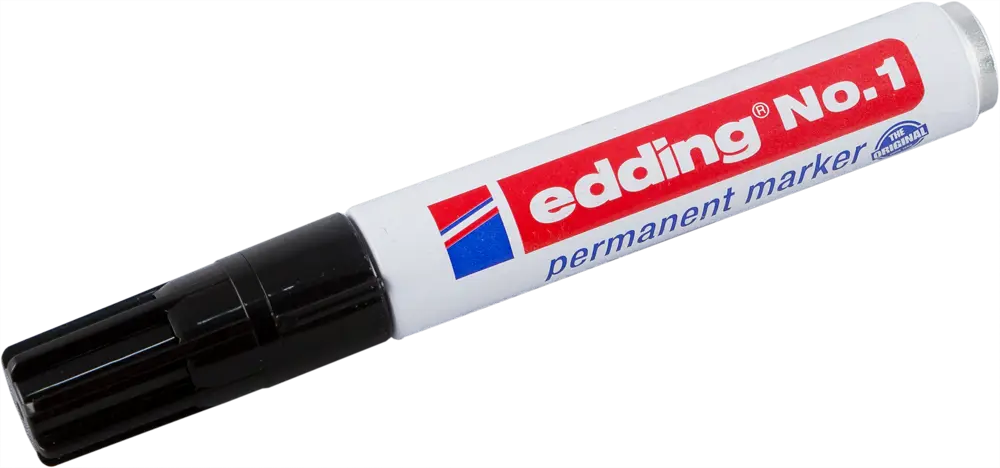 82230384 Маркер заправляемый Edding, чёрный 1-5 мм STLM-0022346