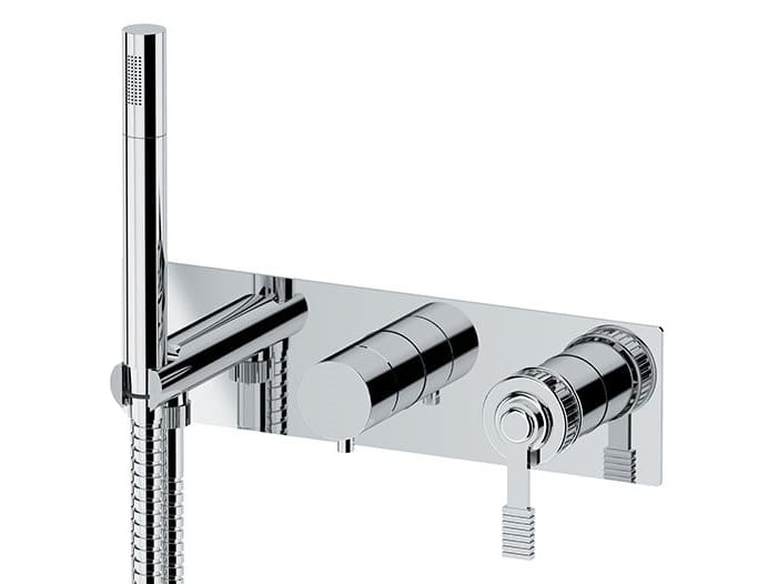 Однорычажный смеситель для ванны с ручным душем Remer Rubinetterie ателье ARCH-00140019