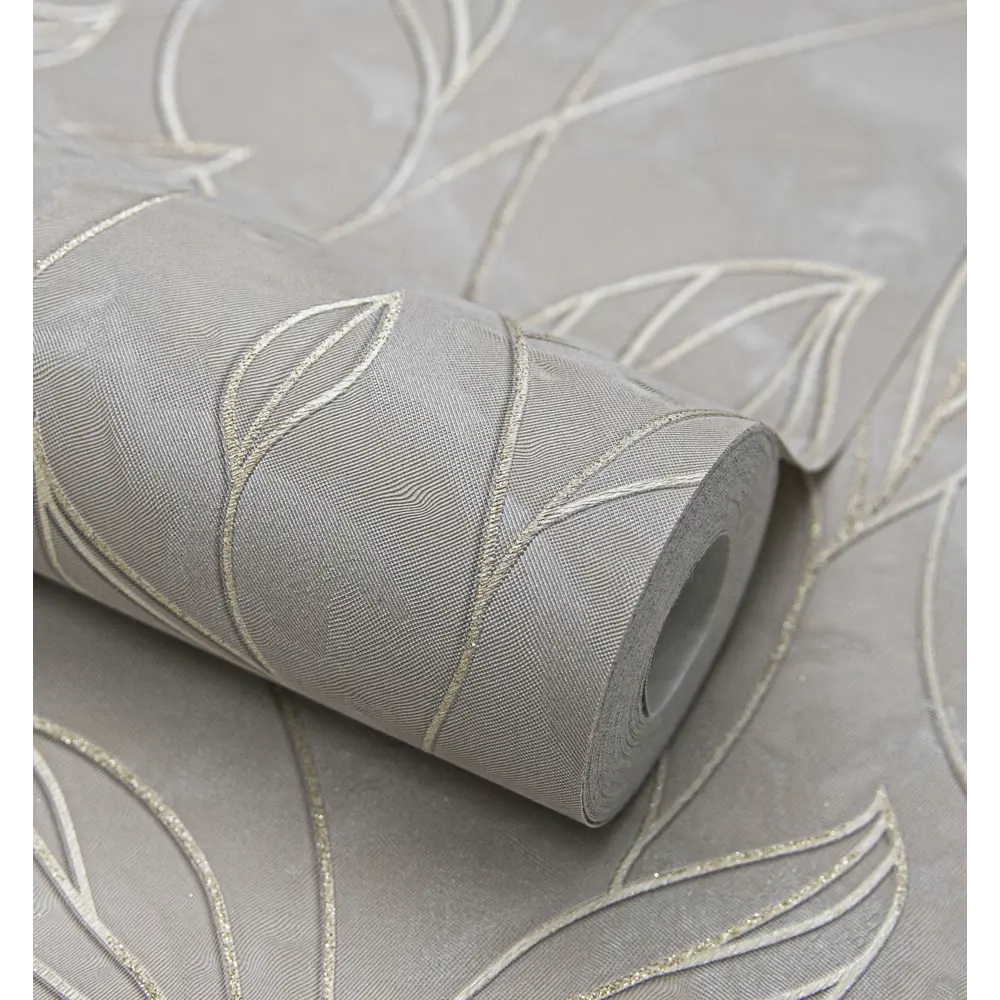 Обои флизелиновые Wallsecret Liola серые 1.06 м 9050-25 STLM-2037820 - Вид №2