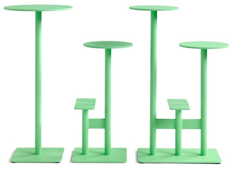 Blå Station Высокий барный стул из алюминия с подставкой для ног Combo Bla Station sun-id-1459300 - Вид №11