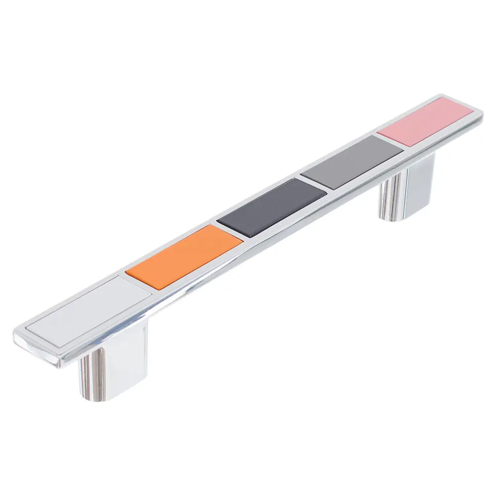 Мебельная ручка-скоба RS282CP/MC5.4 128 мм глянцевый хром BOYARD STLM-2197267