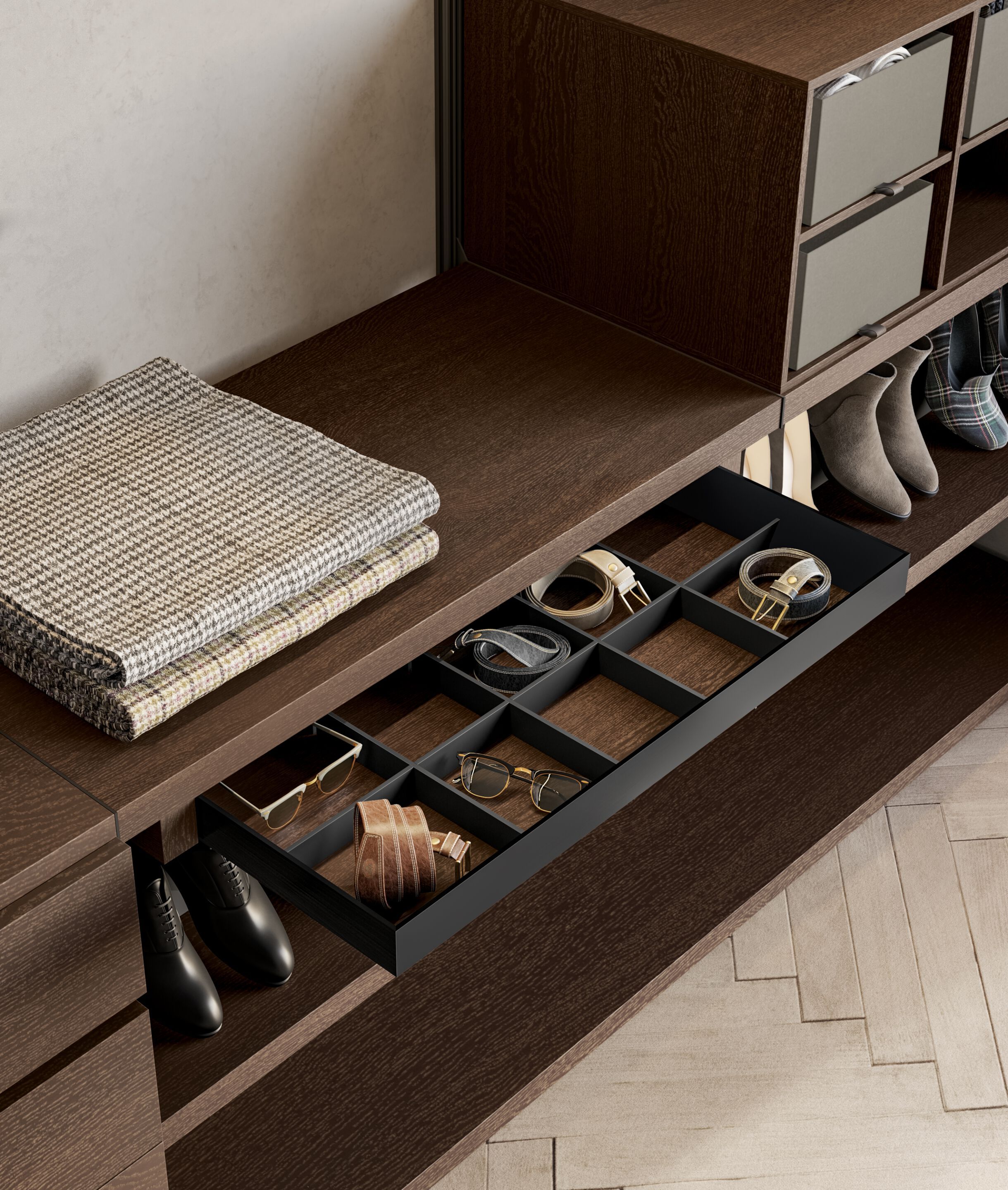 Модульная гардеробная со стойкой Dall'Agnese Wardrobe Collection ARCH-00024428 - Вид №2