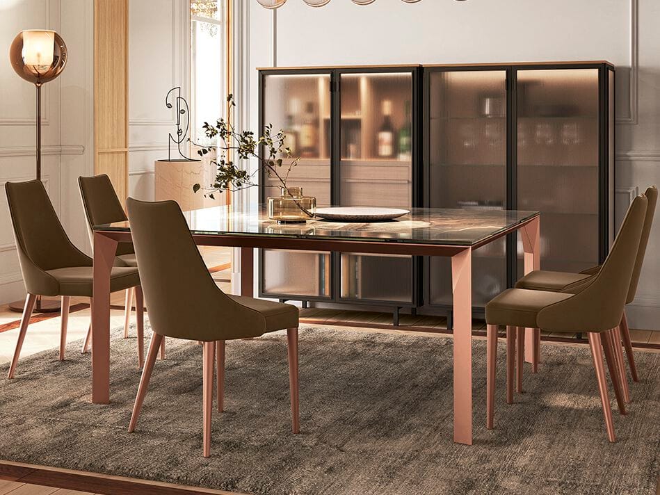 Технический керамический квадратный стол Febal Casa DANIEL ARCH-00150483