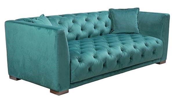 Диван Vivienne прямой бирюзовый UNICO ДИЗАЙНЕРСКИЕ 248928 Зеленый  - Вид №1