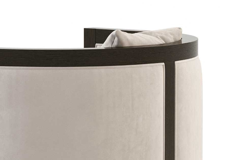 Кресло из микрофибры с подлокотниками Stylish Club Voilier ARCH-00135859 - Вид №5