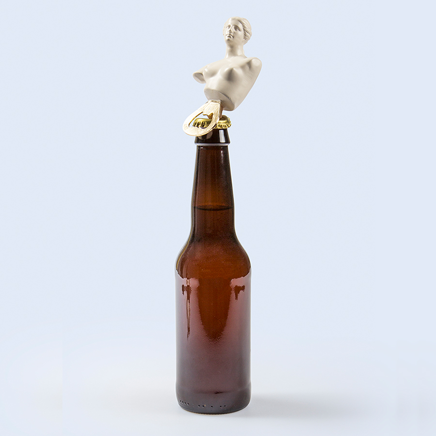 DYHESOPWH Открыватель для бутылок металлический hestia белый Doiy  - Вид №3