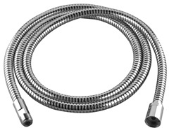 Шланг душевой металлический 1/2" x 3/8" x 1250 мм - Платиновый