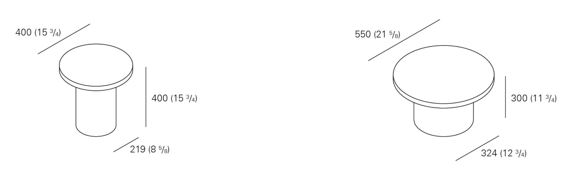 Круглый мраморный журнальный столик e15 ENOKI MIGOTO ARCH-00010702 - Вид №2