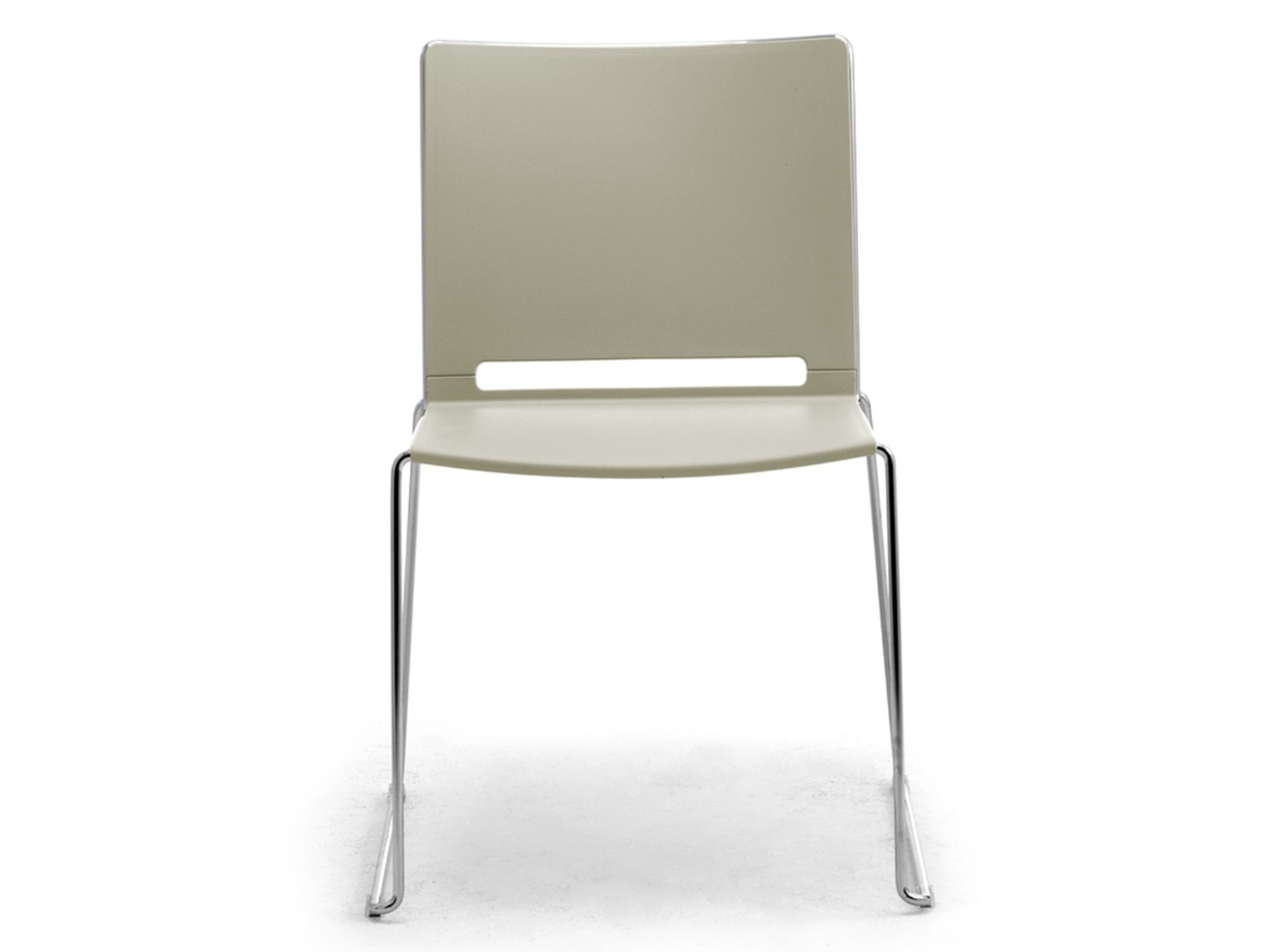 Табурет из хромированной стали и полипропилена Leyform iLike ARCH-00090936