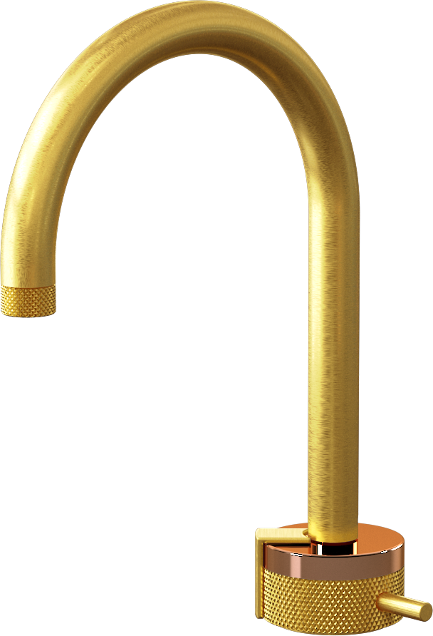 E-11502-R1RG-L2BAU-BAU Однорычажный прогрессивный смеситель для раковины - излив 16см GRAFF MOD+