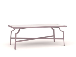 Алюминиевый прямоугольный садовый столик