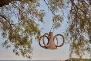 Цемент подвесной светильник