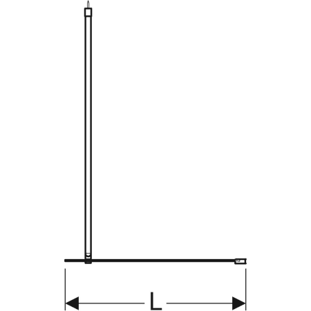 500.972.00.5 Душевая боковая перегородка IDO Showerama 10-20 Geberit  - Вид №2
