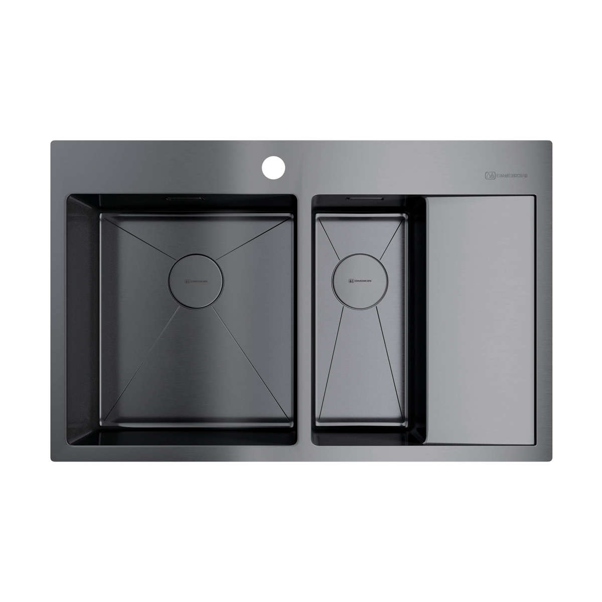 Кухонная мойка Akisame 78-2 GM-L OMOIKIRI 4973101