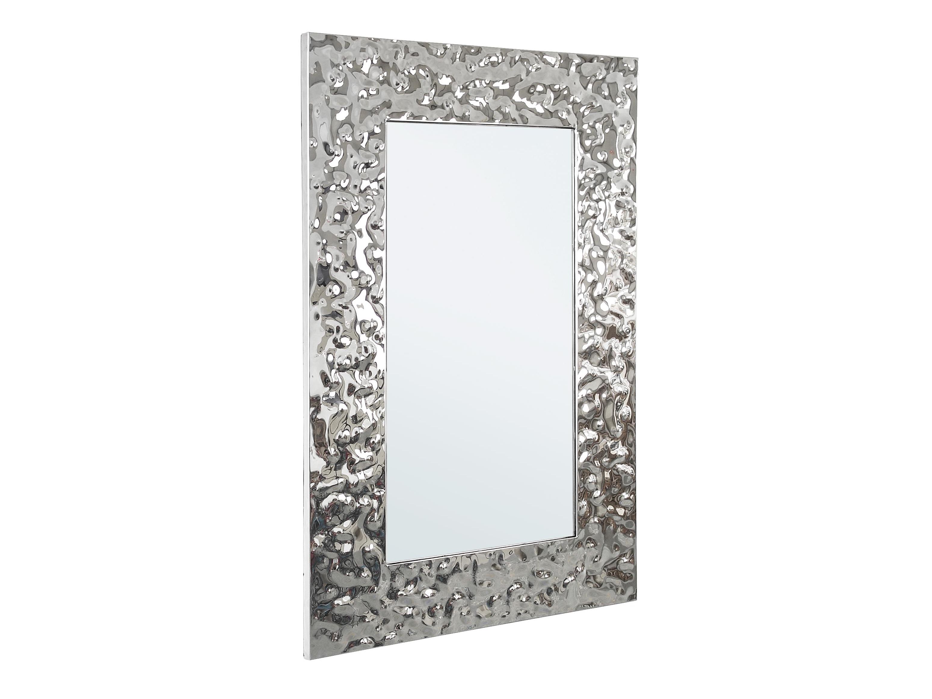 Прямоугольное стальное и стеклянное настенное зеркало с рамкой BIZZOTTO HIRST ARCH-00041616 - Вид №1