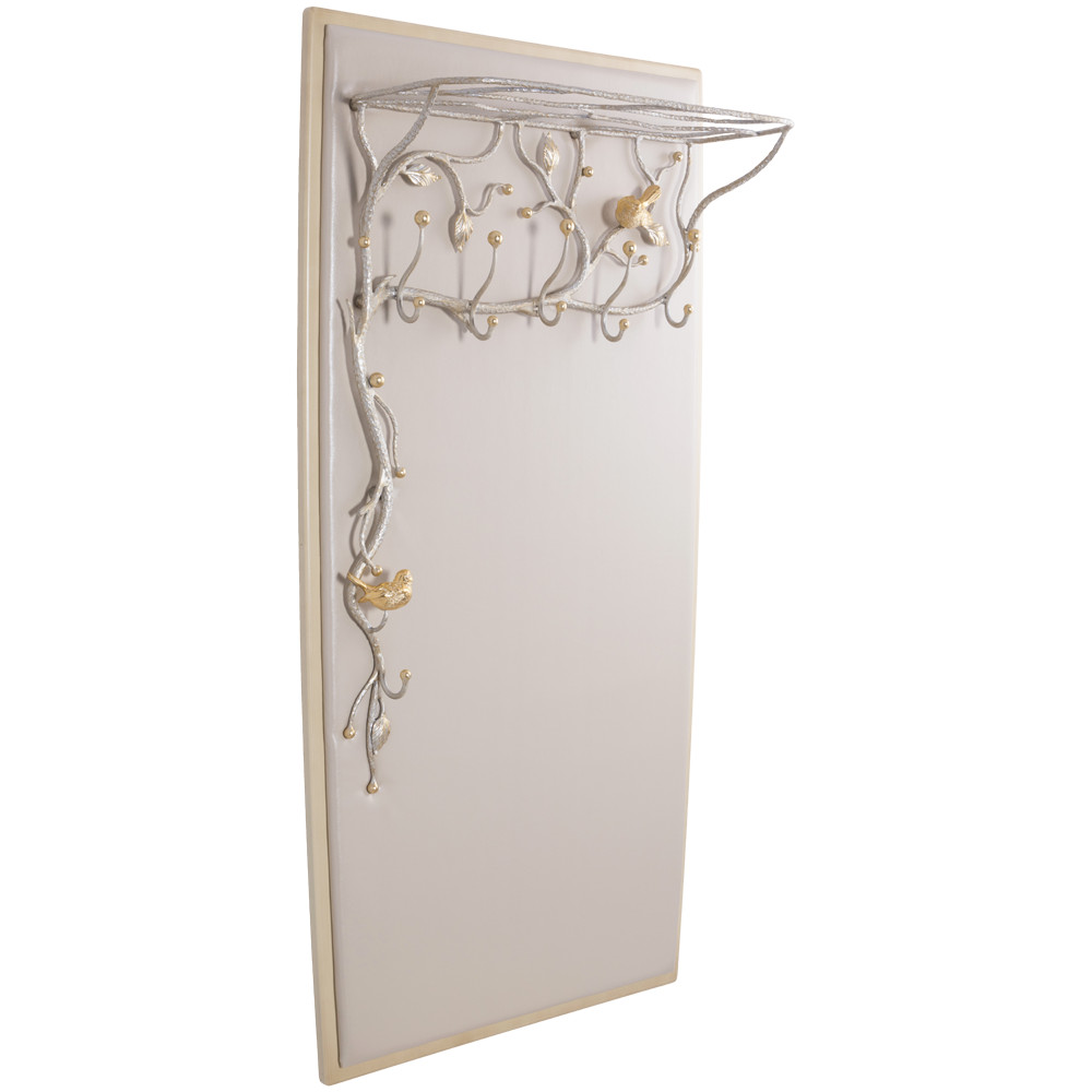 15010 Вешалка настенная Терра (без зеркала) Айвори мраморное золото BOGACHO 4627196590328