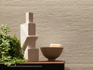 Atlas Concorde Белая плитка для стен с эффектом бетона Raw