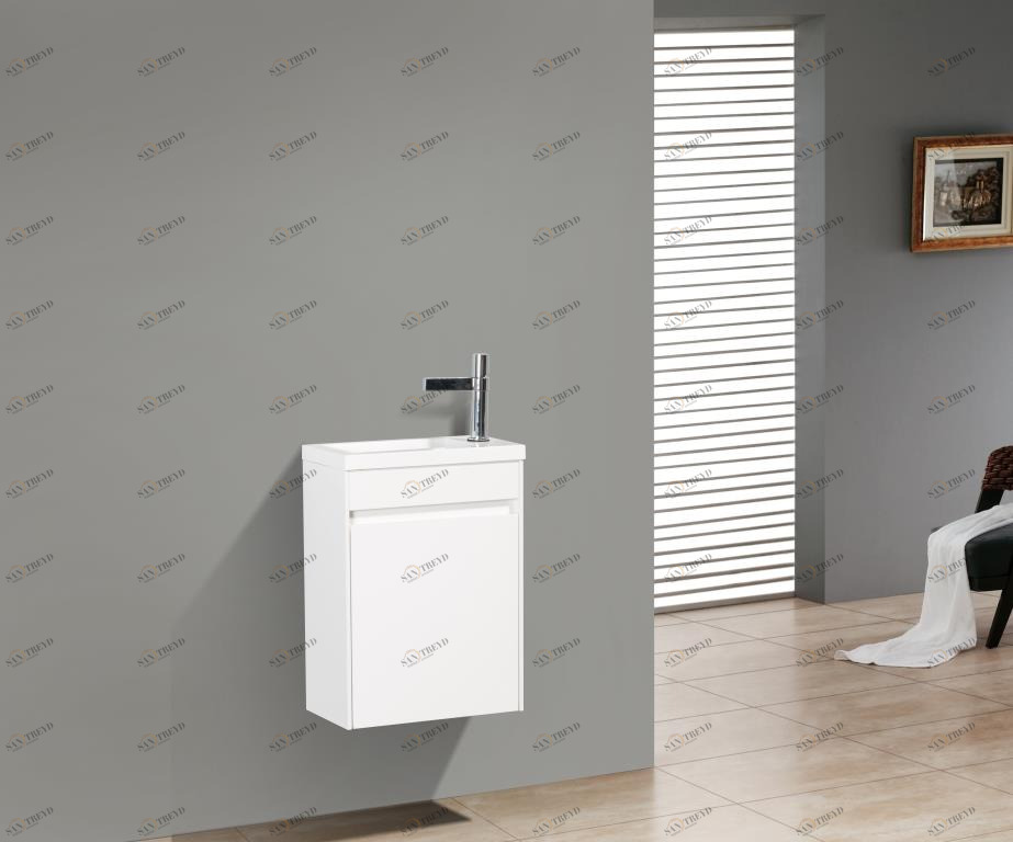 Мебель для ванной BelBagno PIETRA MINI-400-BL правосторонняя 