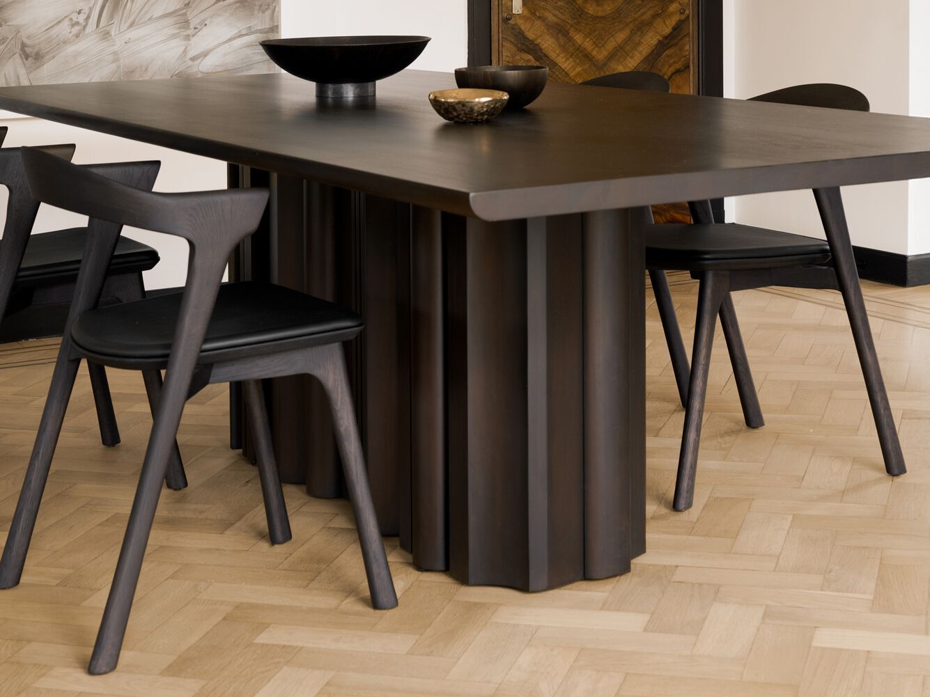 Прямоугольный обеденный стол из красного дерева Ethnicraft SEQUENCE ARCH-00131399 - Вид №4