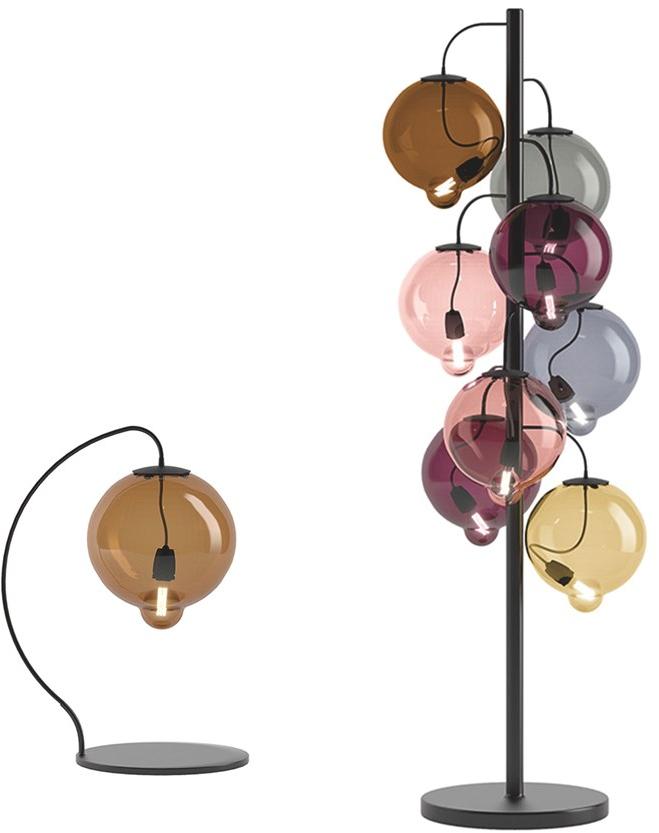 Cappellini Настольная лампа из цветного стекла Meltdown Po_1401  - Вид №1