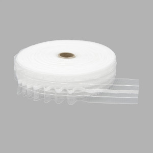 90501535 Тесьма шторная органза 401-О 40 мм х 50 м CARON TEXTIL STLM-0255017