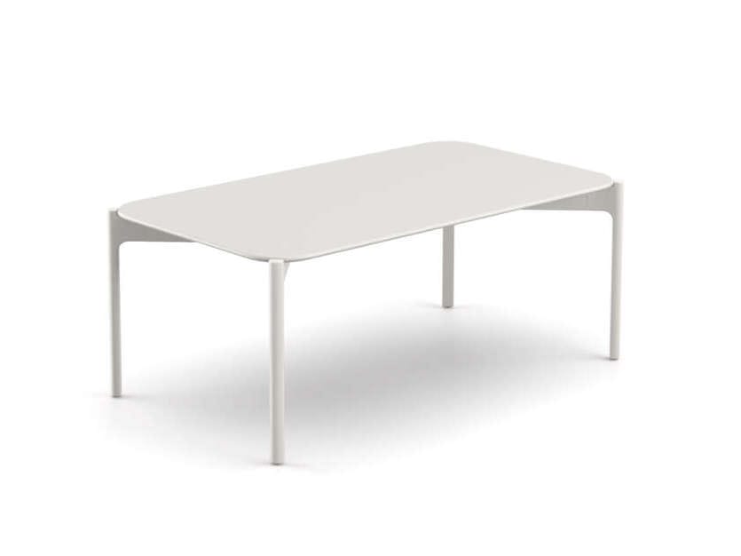 Прямоугольный алюминиевый журнальный столик с порошковым покрытием HPL Top DEDON IZON ARCH-00129140 - Вид №1