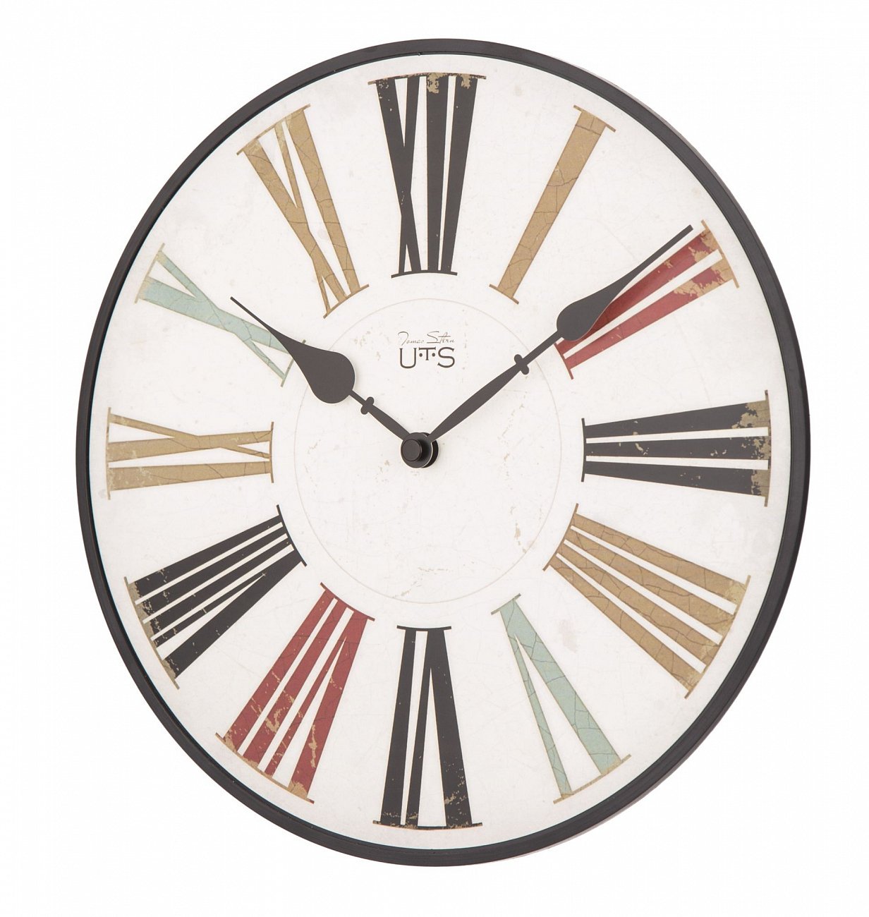 Часы настенные черные Tomas Stern 9072 TOMAS STERN  00-3872799 Черный  - Вид №1