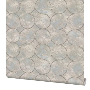 Обои флизелиновые Артекс Олимп тёмно-бежевые 1.06 м 10452-05