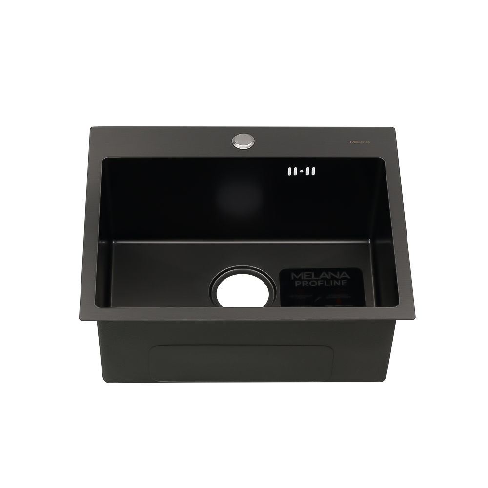 Мойка D5343HB MELANA ProfLine 3,0/220 ГРАФИТ врезная прямоугольная D5343HB D5343HB графит - Вид №4