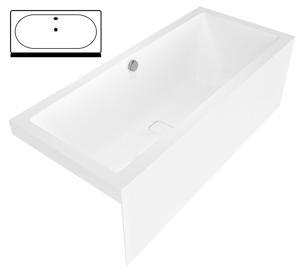 71607MN Polysan Прямоугольные ванны для двух человек 