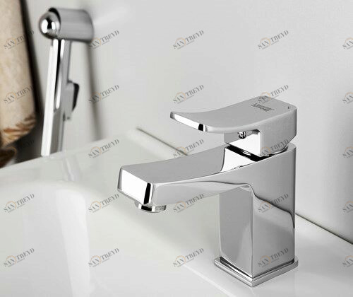 Aller 1068 Смеситель для умывальника с гигиенической лейкой WasserKRAFT 