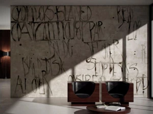 GLAMORA Моющиеся виниловые обои с тиснением Words