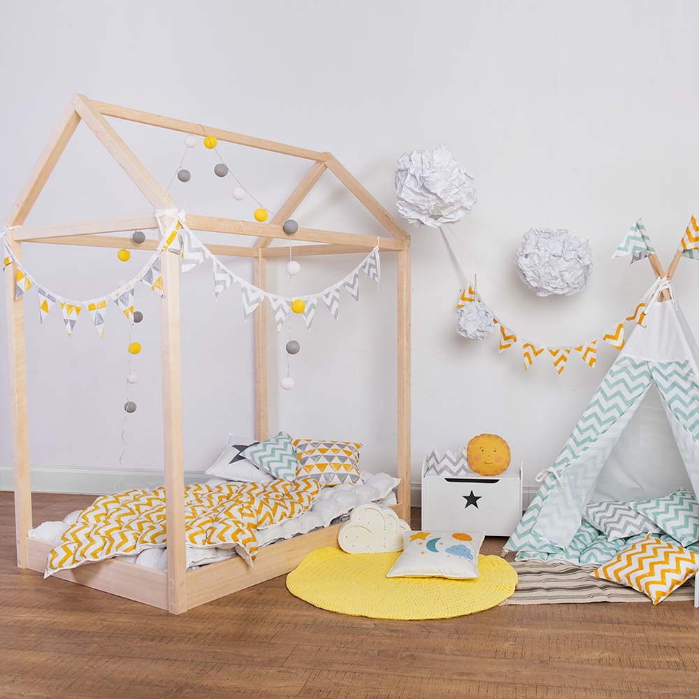 Гирлянда из флажков Grey Zigzag VAMVIGVAM GREY ZIGZAG 282176 Серый Santreyd  - Вид №9