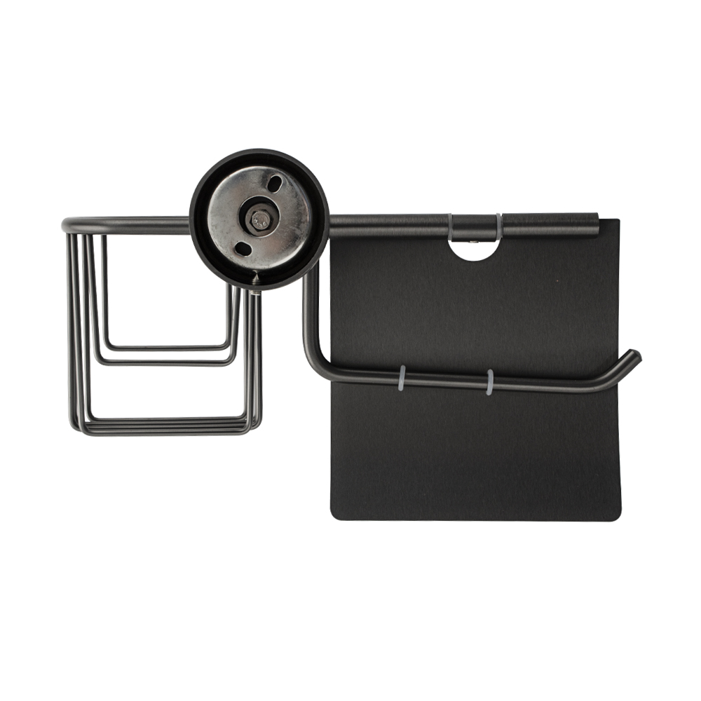 GFmark - Держатель освежителя воздуха и туалетной бумаги с экраном, ГРАФИТ, код: 78244  - Вид №4