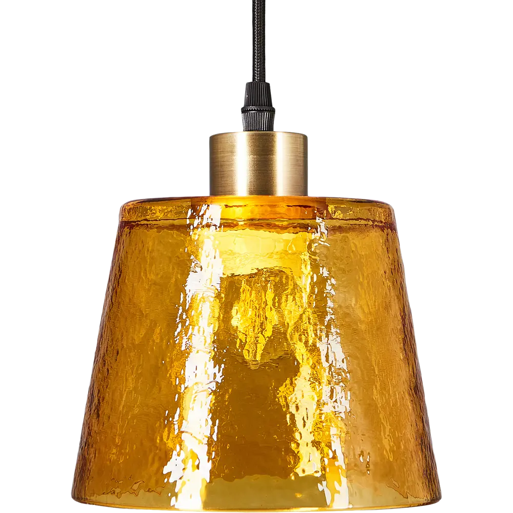 Подвесной светильник Freya Devas с золотистым корпусом и стеклянным плафоном 88241812 STLM-1574901 - Вид №3