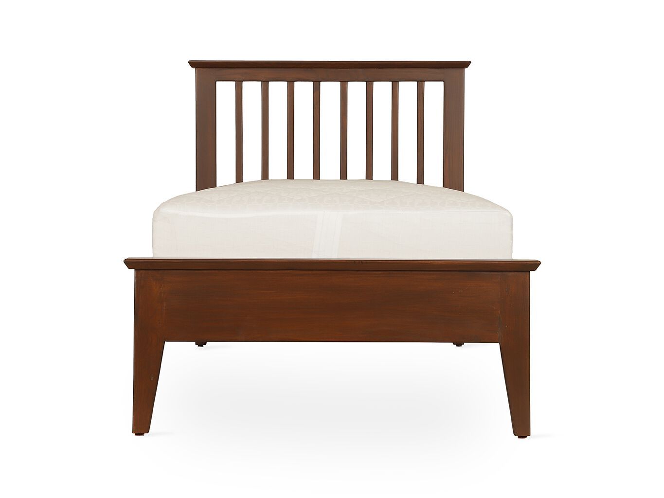 Односпальная кровать из тикового дерева Alankaram GWELY ARCH-00050629 - Вид №1