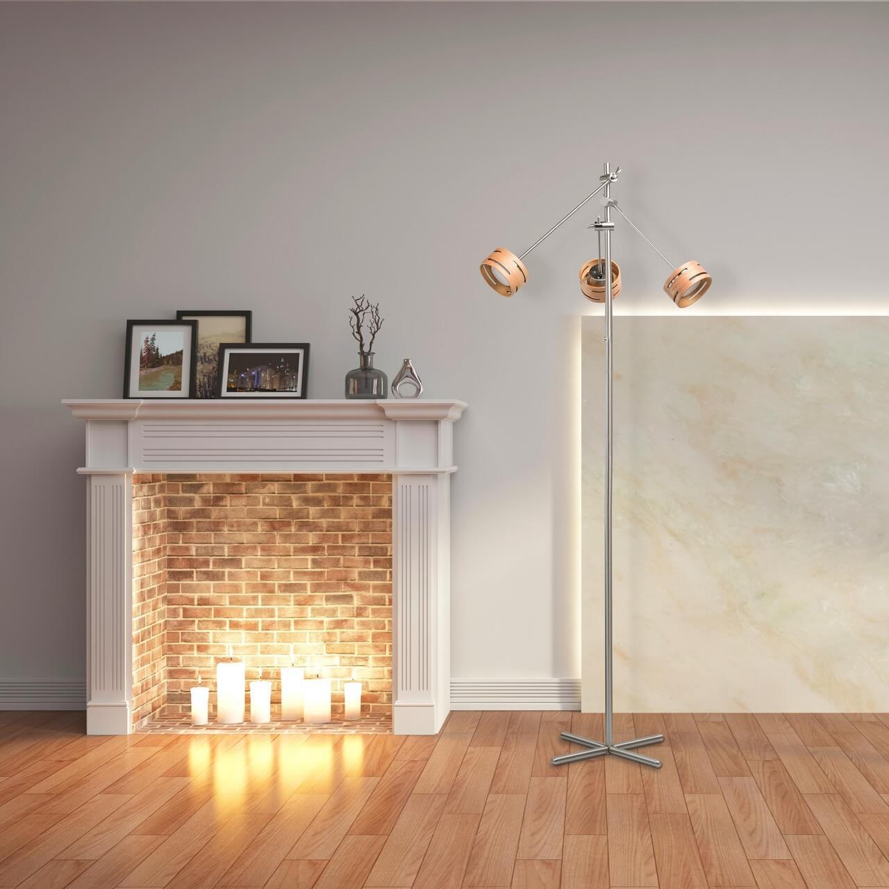 Торшер De Markt Чил-аут 725040703 DE MARKT  219541 Коричневый  - Вид №1