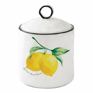 Банка фарфоровая для сыпучих продуктов 15,5 см белая Amalfi EASY LIFE AMALFI 00-3946434 Белый