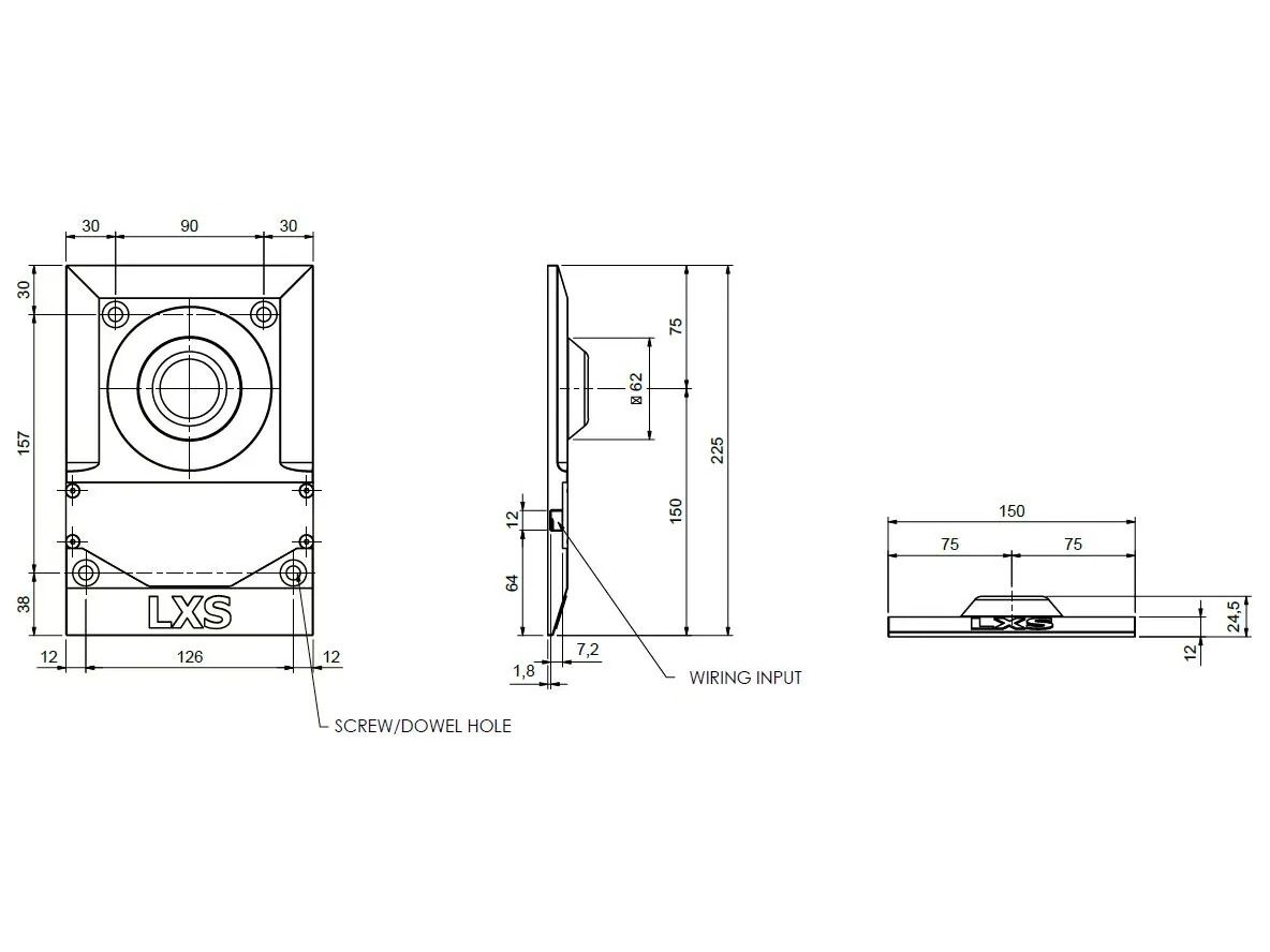 Квадратный состав вертолетных сигнальщиков LUXSOLAR LXS-PRT-H-Q ARCH-00129142 - Вид №4