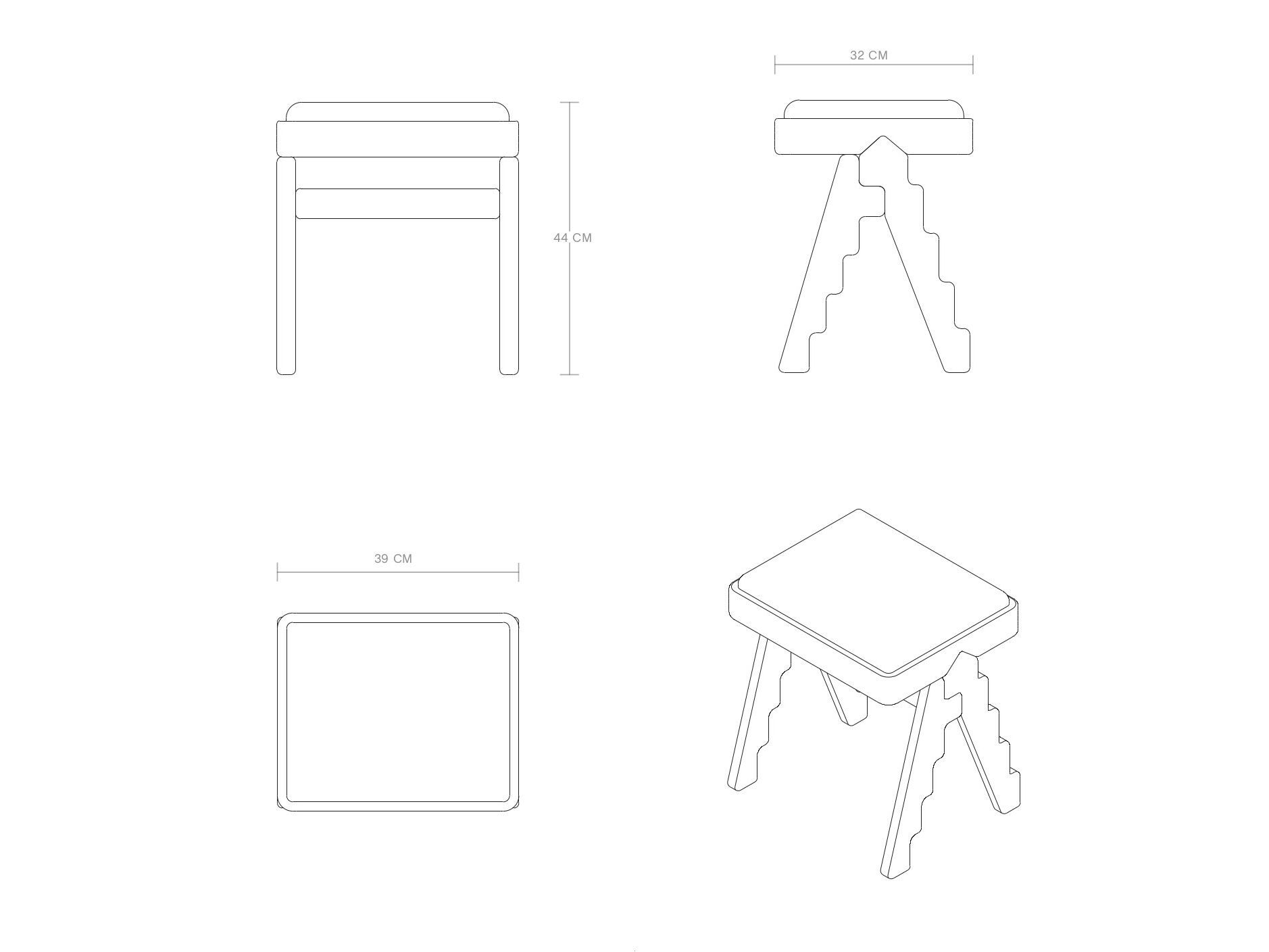 Подножка из тикового дерева Phantom Hands PH + / Crocodile ARCH-00089243 - Вид №7