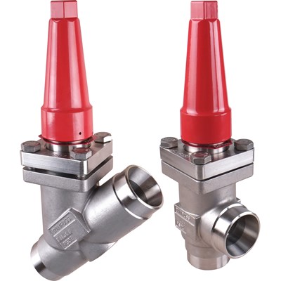 Danfoss SVA-S SS — запорные клапаны со стандартным штоком из нержавеющей стали SVA-S SS 20 D ANG Cap Запорный клапан 148B5378 
