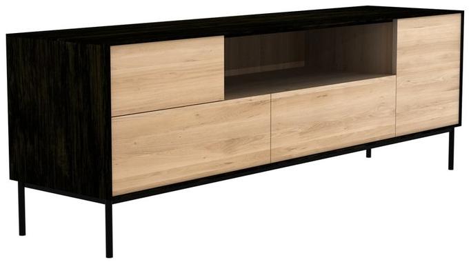 Ethnicraft Тумба под ТВ из дуба Oak blackbird 051473 - Вид №3