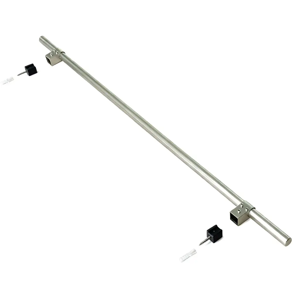 РЕЙЛИНГ С КРЕПЛ 80СМ НИКЕЛЬ МАТ KONSENSA Santreyd STLM-2064511 - Вид №3