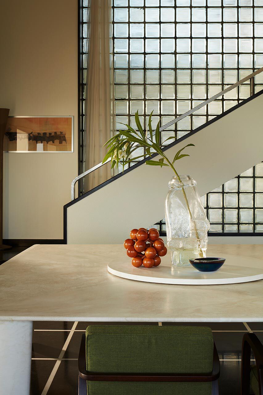 Мягкий тканевый стул с подлокотниками Exteta Franco Albini Re-edition ARCH-00106268 - Вид №2