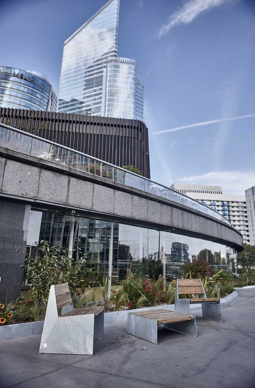 VESTRE Садовый стул из стали и дерева Bloc sun-id-1350057 - Вид №5