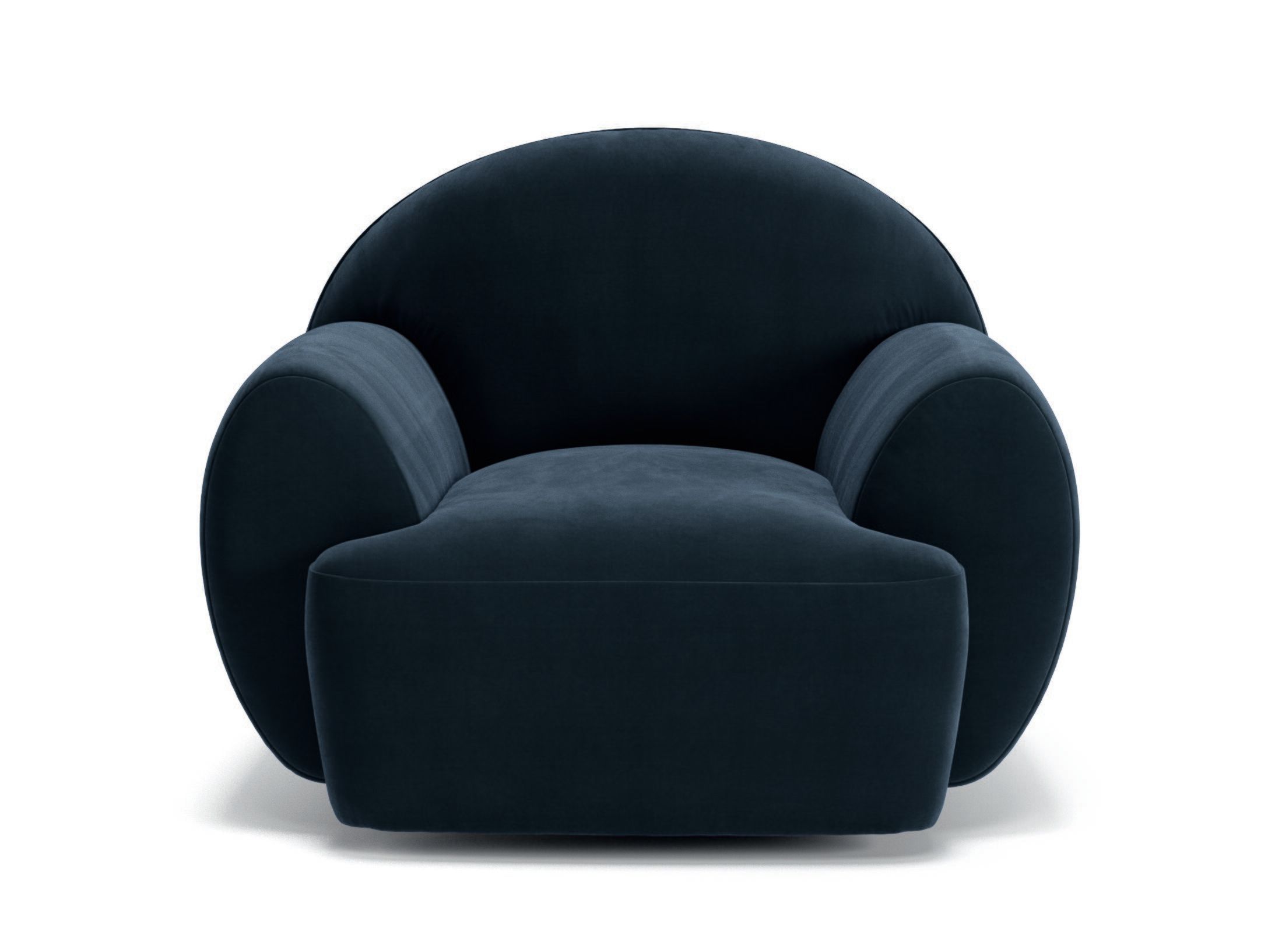 Тканевое кресло с подлокотниками Natuzzi Italia память ARCH-00118685