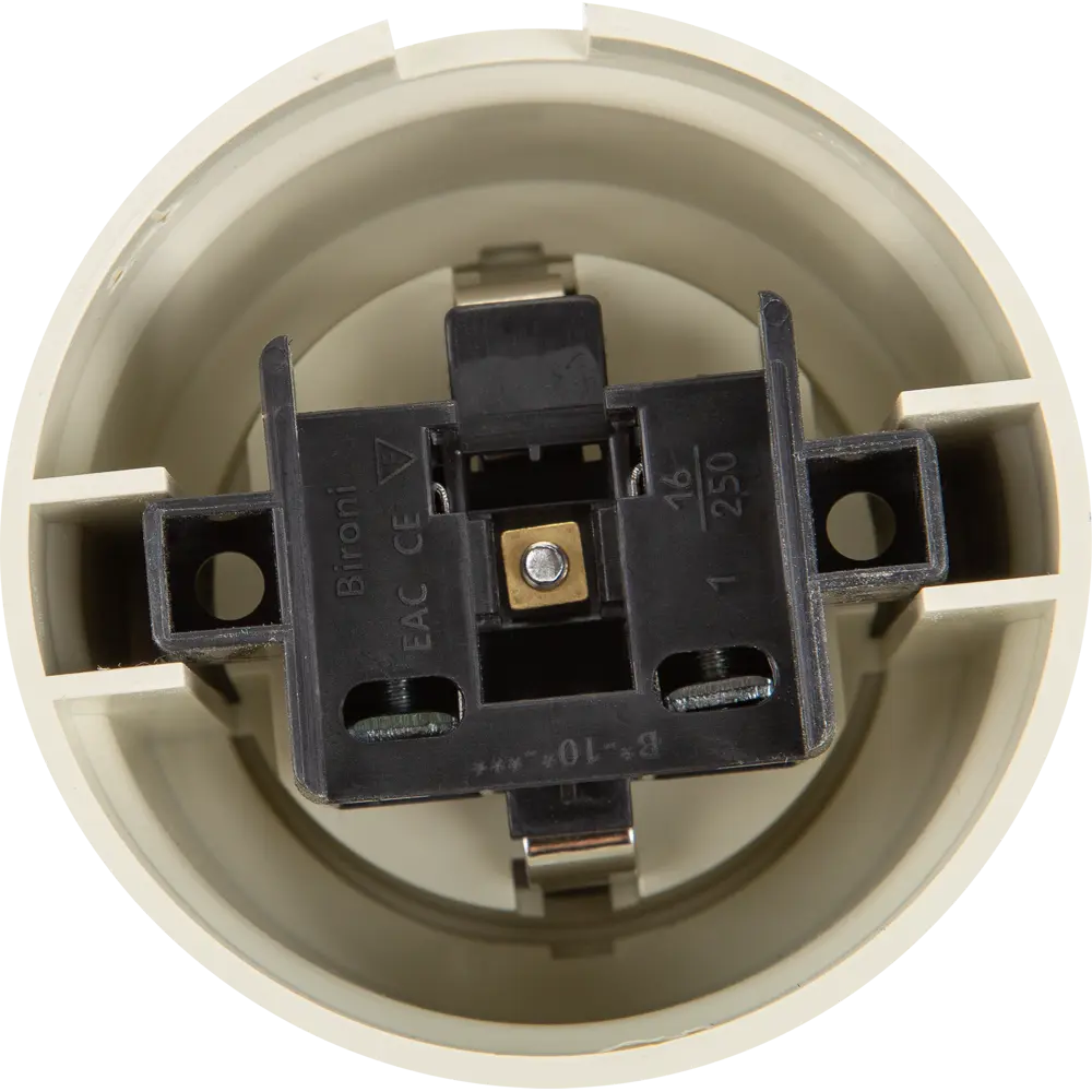 Розетка накладная Electraline с заземлением цвет слоновая кость Ретро STLM-2087833 - Вид №2